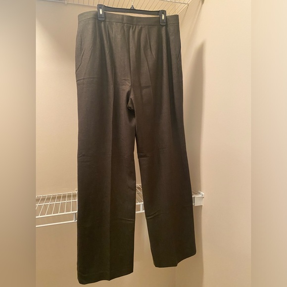 New dark green wool blend Ellen Tracy dress pants size 16 - Picture 7 of 15